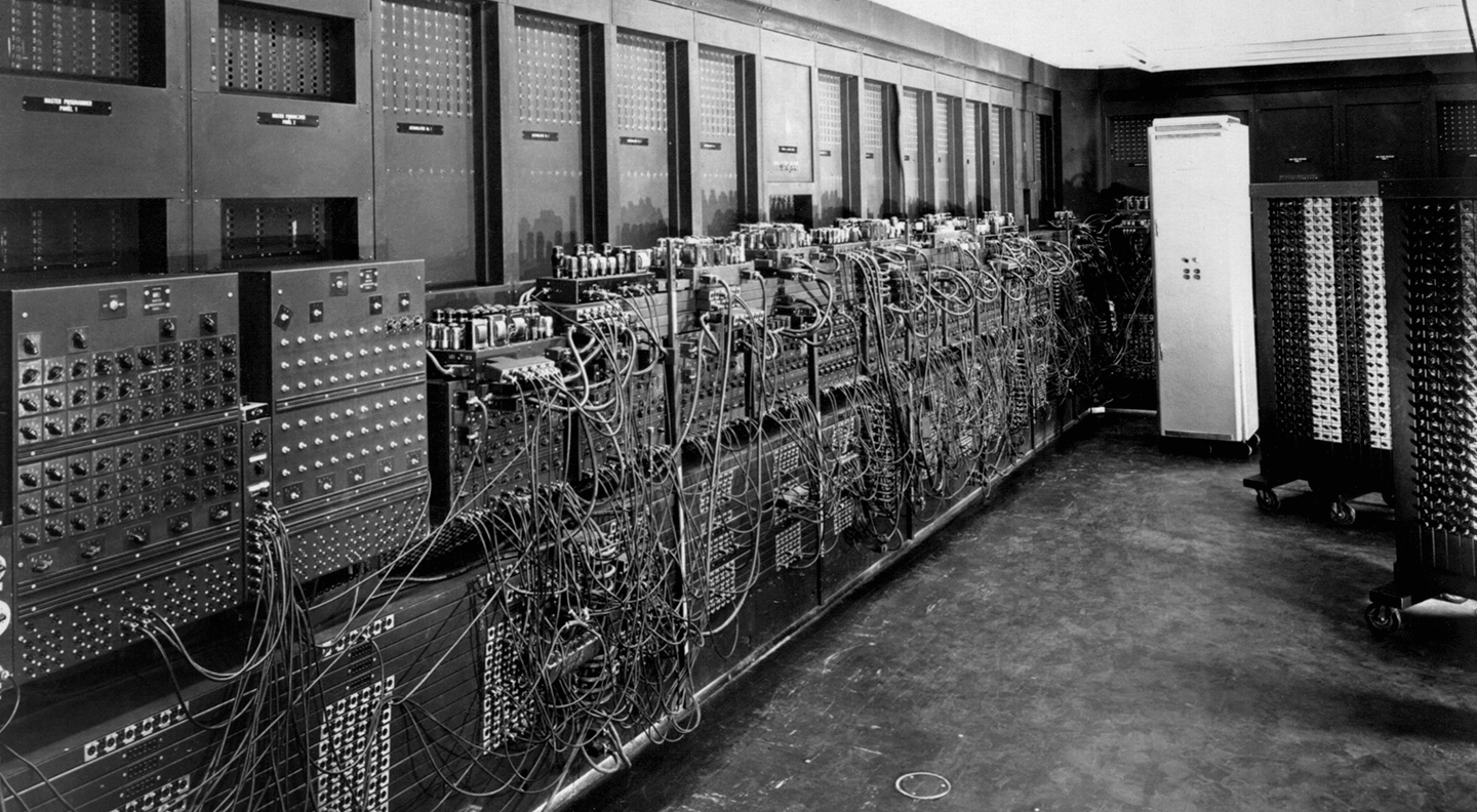 Image of ENIAC, the first modern digital computer